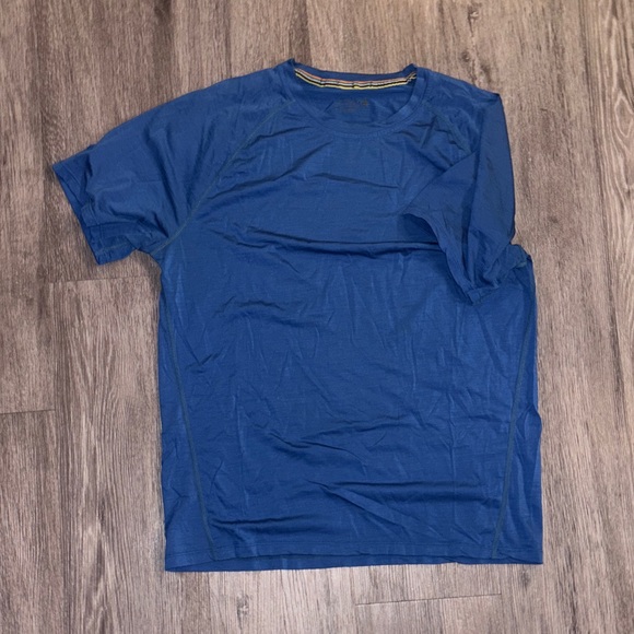 Smartwool Men's Short Sleeve Blue Tee - Picture 1 of 3